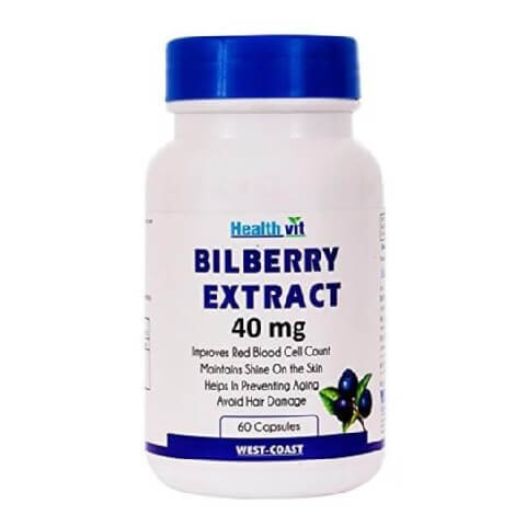 Healthvit Bilberry Extract (40 mg), 60 capsules Healthvit Bilberry Extract (40 mg), 60 capsules