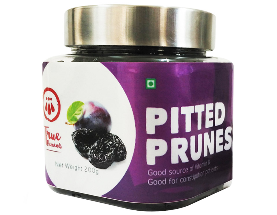 True Elements Pitted Prunes, Natural 0.2 kg at Best Price in India
