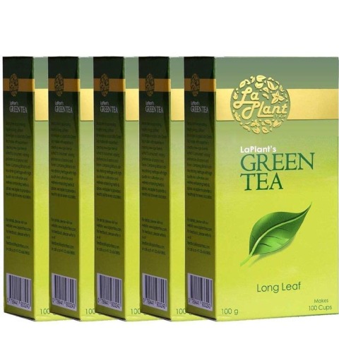 Laplant Tulsi Green Tea Long Leaf, 100 g Tulsi - Pack of 5 Laplant Tulsi Green Tea Long Leaf, 100 g Tulsi - Pack of 5