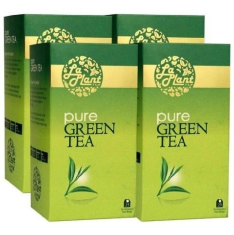 Laplant Pure Green Tea, 25 Piece(s)/Pack Unflavoured - Pack of 4 Laplant Pure Green Tea, 25 Piece(s)/Pack Unflavoured - Pack of 4