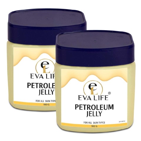 1 - Evalife Petroleum Jelly,  100 g  for All Skin Types (Pack of 2) 