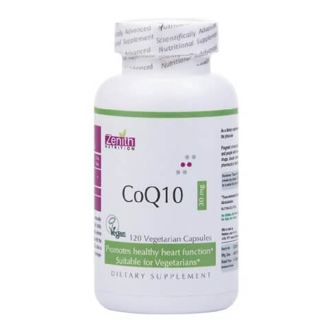 Zenith Nutrition CoQ10 (30 mg), 120 capsules Zenith Nutrition CoQ10 (30 mg), 120 capsules