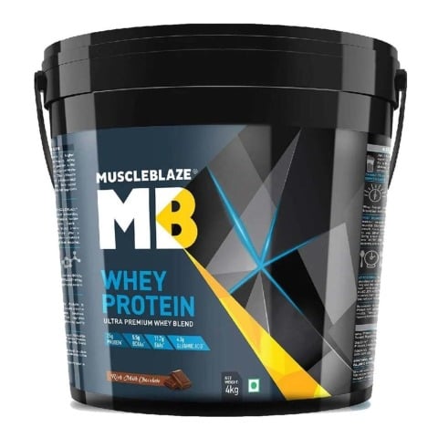 2 - MuscleBlaze Whey Protein OP,  8.8 lb  Rich Milk Chocolate