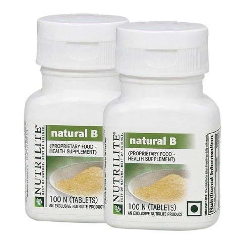 1 - Amway Nutrilite Natural B - Pack of 2,  Unflavoured  100 tablet(s) 