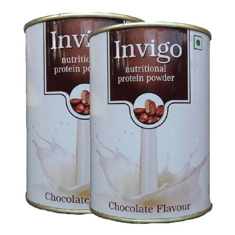 1 - Vestige Invigo Nutritional Protein Powder - Pack of 2,  1.1 lb  Chocolate 