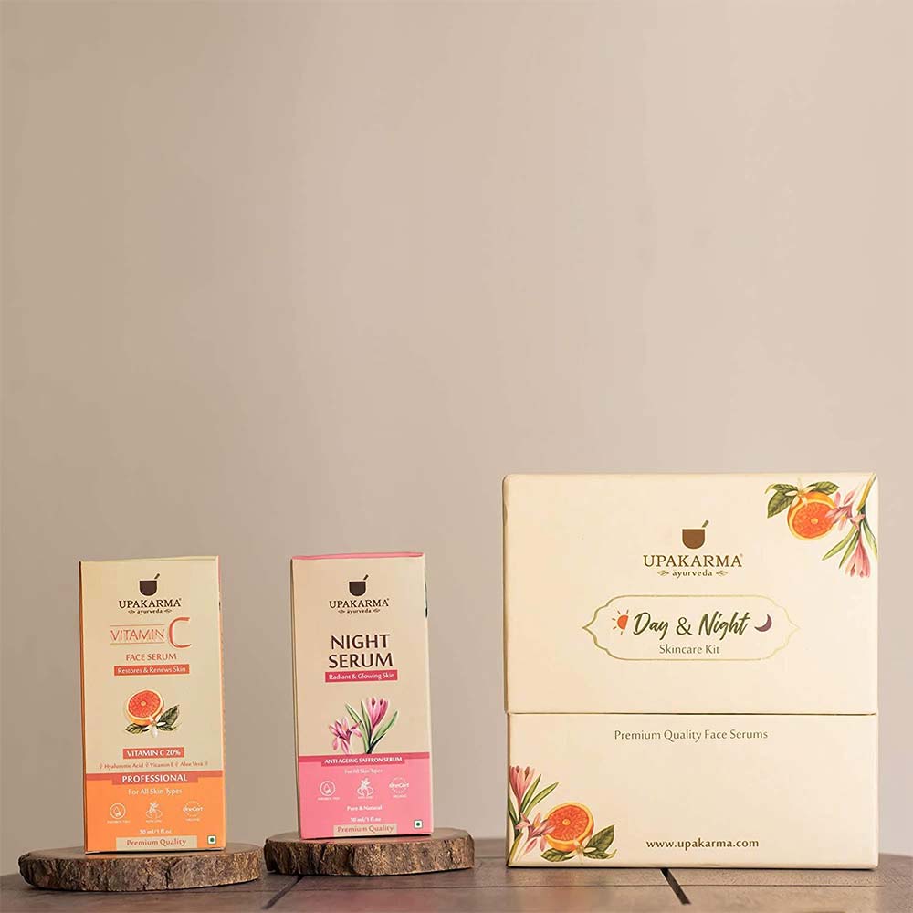 2 - Upakarma Ayurveda Vitamin C Face & Night Serum,  2 Piece(s)/Pack  for All Skin Types 