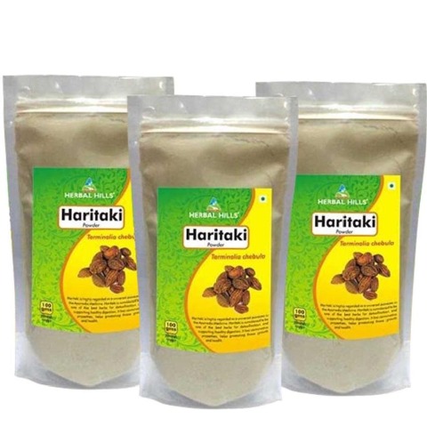 Herbal Hills Haritaki Powder, 0.3 kg - Pack of 3 Herbal Hills Haritaki Powder, 0.3 kg - Pack of 3
