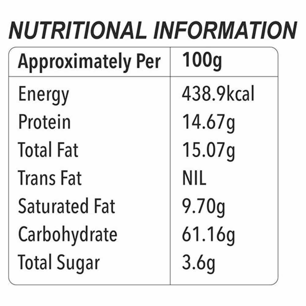 nutrition - The Green Snack Co. Roasted Namkeen - Pack of 4,  Khatta Meetha  100 g 