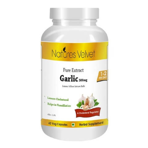 Natures Velvet Garlic Pure Extract (500 mg), 60 veggie capsule(s) Natures Velvet Garlic Pure Extract (500 mg), 60 veggie capsule(s)