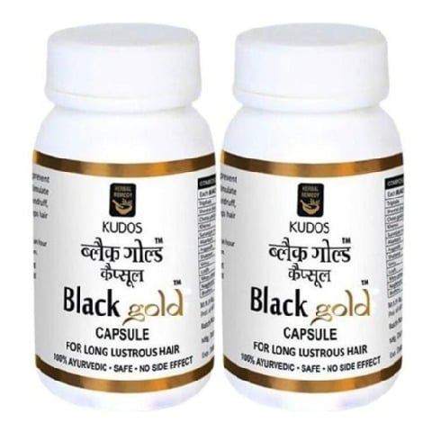 Kudos Ayurveda Black Gold - Pack of 2, 30 capsules Kudos Ayurveda Black Gold - Pack of 2, 30 capsules