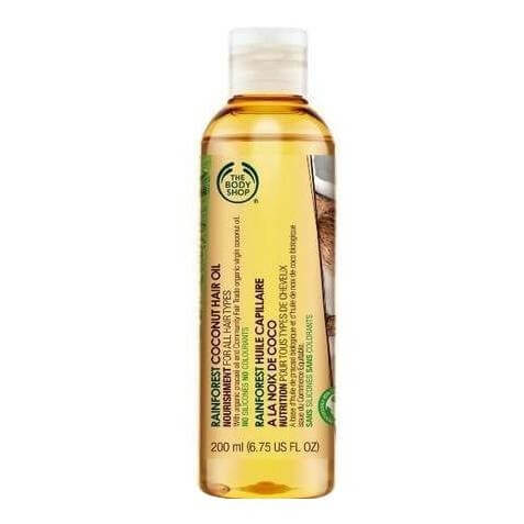 The Body Shop Rainforest Coconut Hair Oil,  200 ml  for All Hair Types 