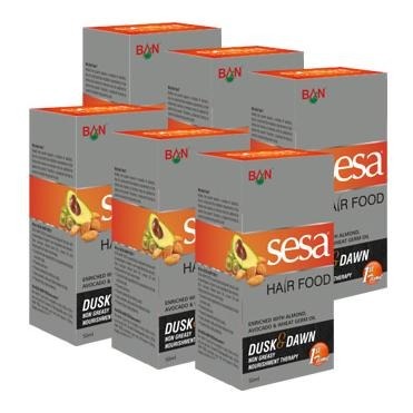 Sesa Hair Food, Nourishment Therapy 50 ml - Pack of 6 Sesa Hair Food, Nourishment Therapy 50 ml - Pack of 6