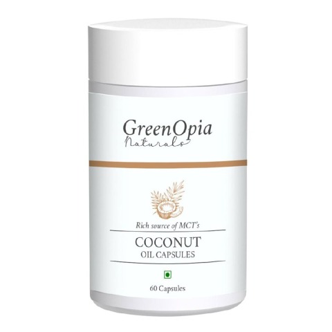 1 - GreenOpia Coconut Oil, 60 capsules