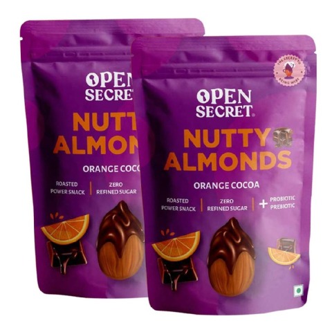 1 - Open Secret Nutty Almonds,  Orange Cocoa Pack of 2  135 g 