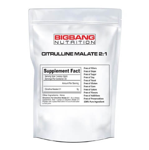 BigBang Nutrition Citrulline Malate 2:1, 0.22 lb Unflavoured BigBang Nutrition Citrulline Malate 2:1, 0.22 lb Unflavoured