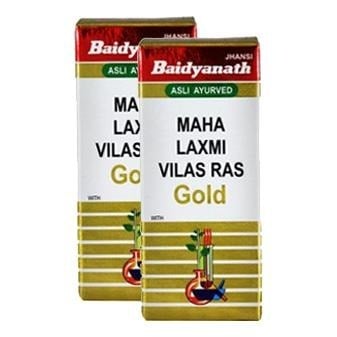 Baidyanath Mahalaxmi Vilas Ras with Gold, 10 tablet(s) - Pack of 2 Baidyanath Mahalaxmi Vilas Ras with Gold, 10 tablet(s) - Pack of 2