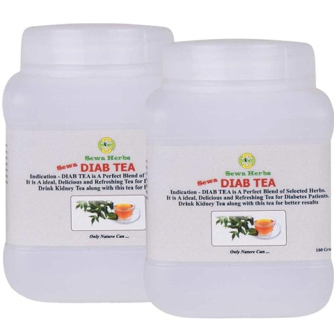 Sewa Herbs Diab Tea, Natural 100 g - Pack of 2 Sewa Herbs Diab Tea, Natural 100 g - Pack of 2