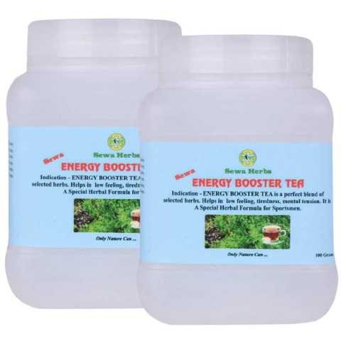 Sewa Herbs Energy Booster Tea, Natural 100 g - Pack of 2 Sewa Herbs Energy Booster Tea, Natural 100 g - Pack of 2