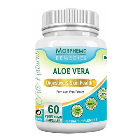 Morpheme Remedies Aloe Vera (500 mg), 60 veggie capsule(s) Morpheme Remedies Aloe Vera (500 mg), 60 veggie capsule(s)
