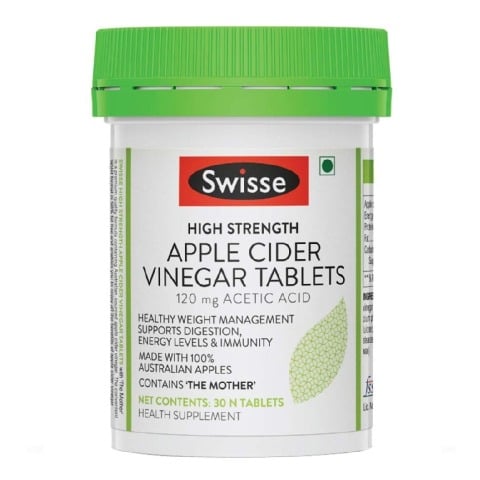 1 - Swisse High Strength Apple Cider Vinegar,  30 tablet(s)  Unflavoured 