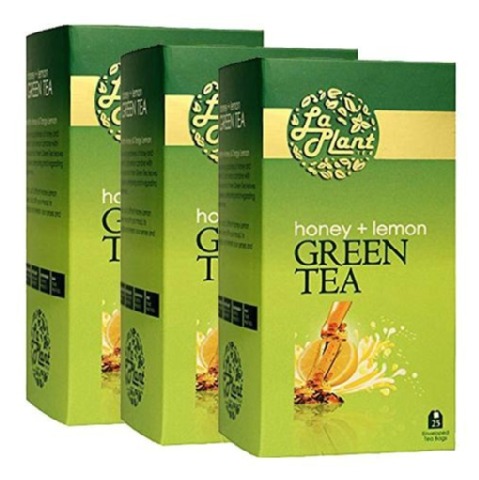 Laplant Green Tea, 25 Piece(s)/Pack Honey & Lemon - Pack of 3 Laplant Green Tea, 25 Piece(s)/Pack Honey & Lemon - Pack of 3