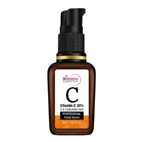 6 - St.Botanica Professional Facial Serum,  20 ml  Vitamin C 20%  E & Hyaluronic Acid 