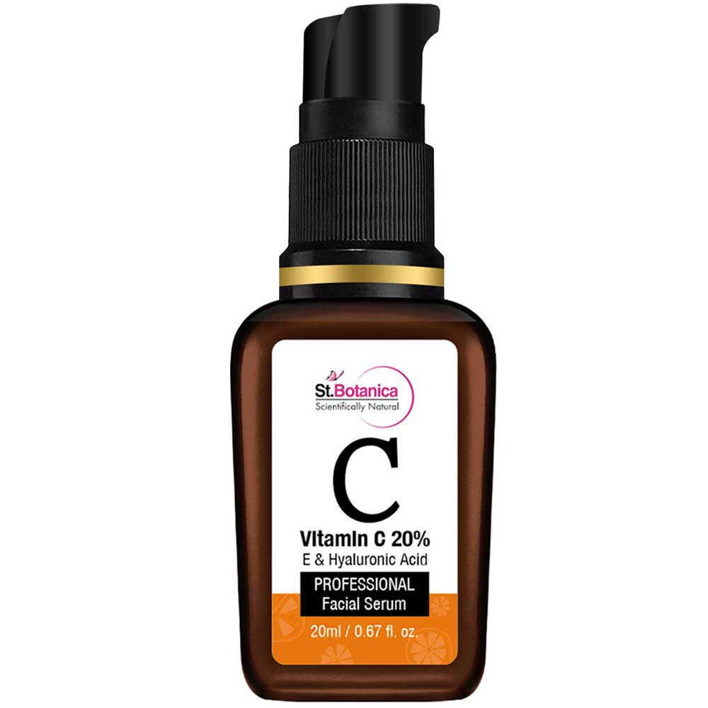 6 - St.Botanica Professional Facial Serum,  20 ml  Vitamin C 20%  E & Hyaluronic Acid 