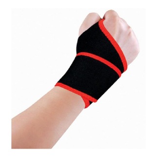 B Fit USA Wrist Support (327), Black 19*9*3 cms