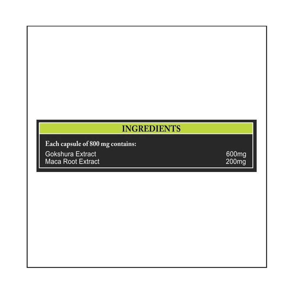 ingredients - Vuaxo Advanced Gokshura Macaroot,  180 capsules 