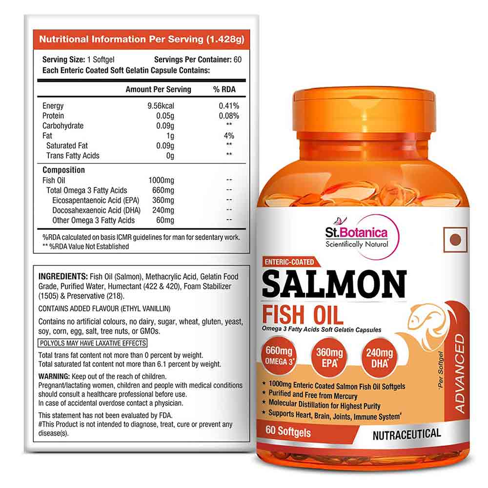 Salmon Fish Oil 1000mg Advanced at Best Price in India