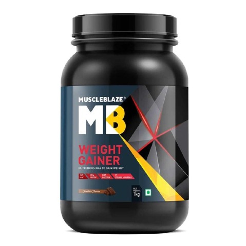 1 - MuscleBlaze Weight Gainer with Added Digezyme OP,  2.2 lb  Chocolate 