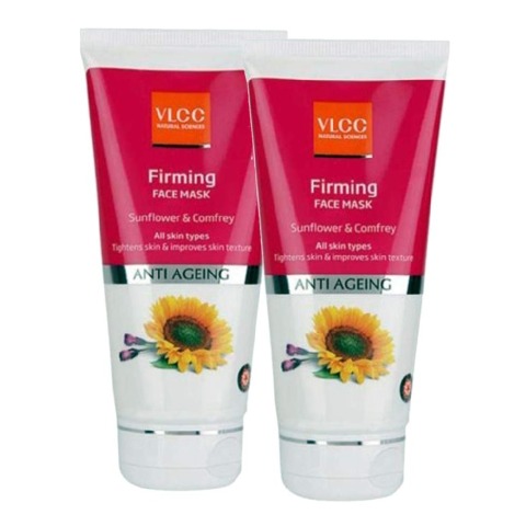 VLCC Firming Face Mask - Pack of 2, 80 g Anti Ageing VLCC Firming Face Mask - Pack of 2, 80 g Anti Ageing
