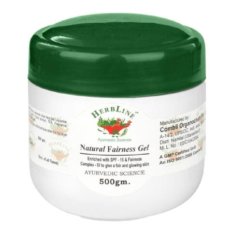 Herbline Natural Fairness Gel, 500 g Fair and Glowing Skin Herbline Natural Fairness Gel, 500 g Fair and Glowing Skin