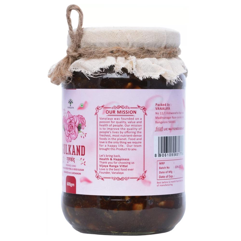 2 - Vanalaya Gulkand,  600 g 