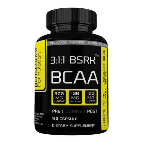 Berserker 3:1:1 BCAA, 180 capsules Unflavoured Berserker 3:1:1 BCAA, 180 capsules Unflavoured