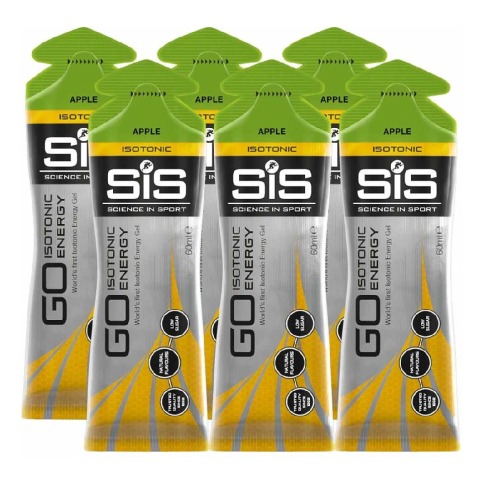 1 - Science In Sport SIS Gel Go Isotonic Energy,  6 Piece(s)/Pack  Apple 