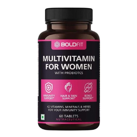 1 - Boldfit Multivitamin For Women, 60 tablet(s) Unflavoured