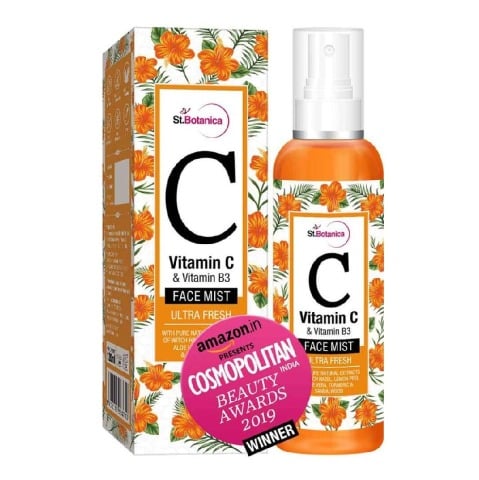 1 - St.Botanica Vitamin C & B3 Face Mist,  120 ml  Ultra Fresh with Pure Natural Extract 
