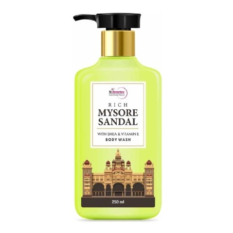 1 - St.Botanica Rich Mysore Sandal With Shea & Vitamin E Body Wash,  250 ml  for All Skin Type 