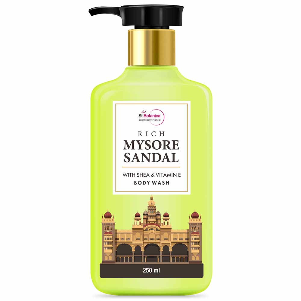 1 - St.Botanica Rich Mysore Sandal With Shea & Vitamin E Body Wash,  250 ml  for All Skin Type 