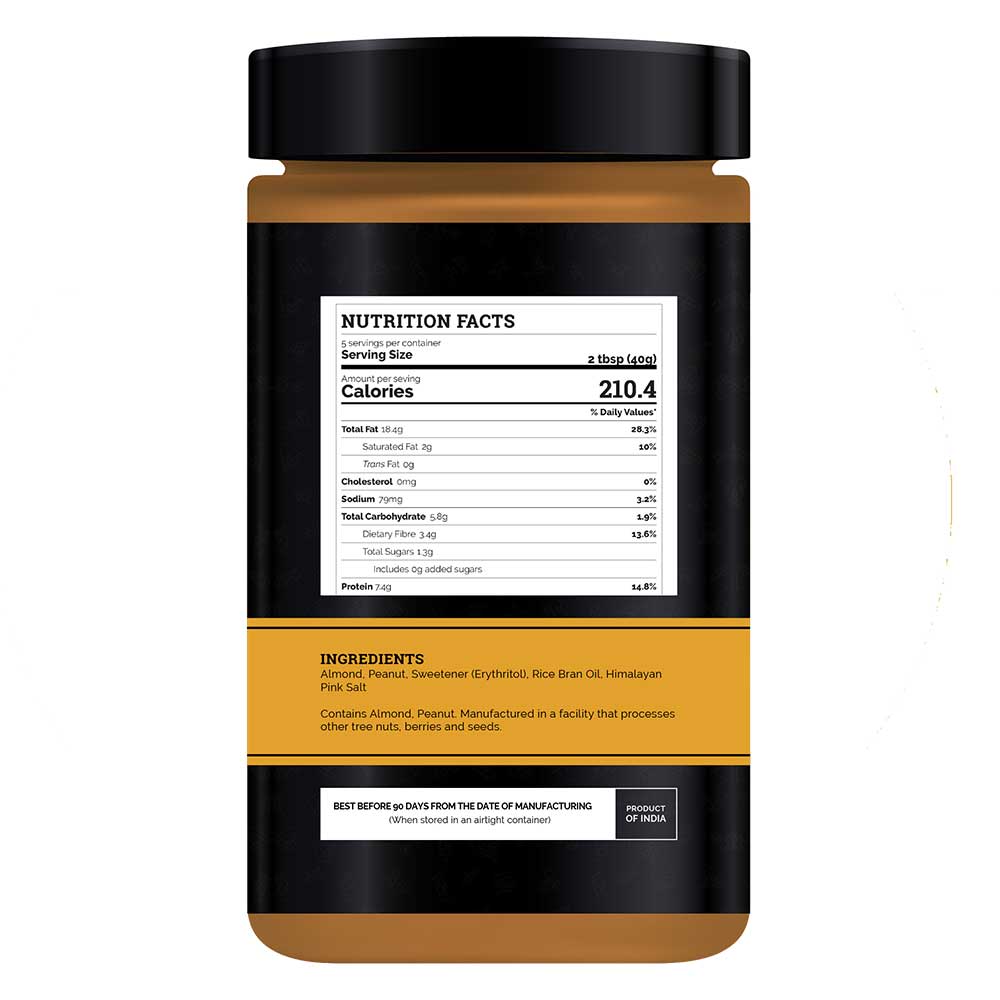 1 - Ketofy Almond Butter,  Unflavoured  200 g 