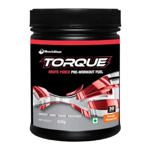 MuscleBlaze Torque Pre-Workout,  1.4 lb  Orange 