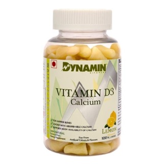 Dynamin Vitamin D3 Calcium, 100 gummies