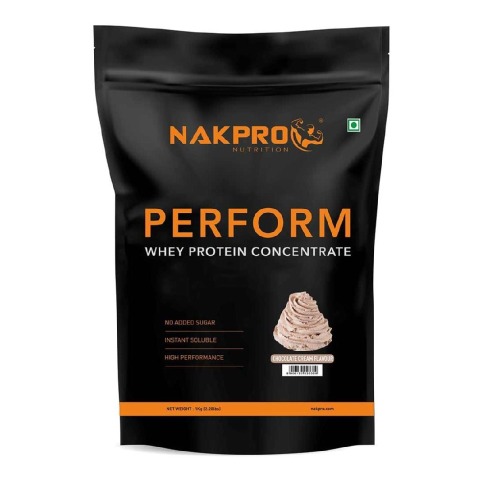 1 - Nakpro Perform Whey Protein Concentrate, 2.2 lb Chocolate Cream