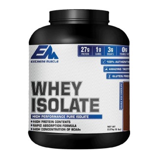 Extreme Muscle Whey Isolate, 5 lb Double Rich Chocolate