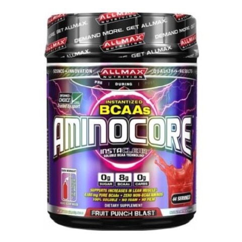 Allmax Aminocore,  1 lb  44 Servings  Fruit Punch Blast 