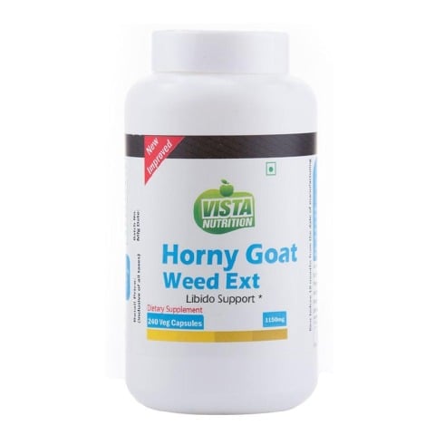 Vista Nutrition Horny Goat Weed (1150 mg), 240 capsules Vista Nutrition Horny Goat Weed (1150 mg), 240 capsules