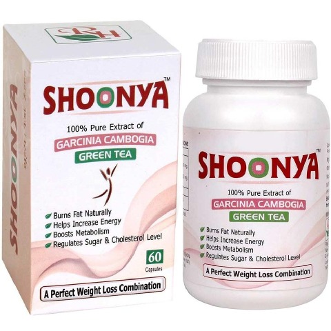 Shoonya Garcinia Cambogia & Green Tea, 60 capsules Shoonya Garcinia Cambogia & Green Tea, 60 capsules