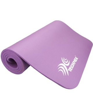 Technix NBR Foam Yoga Mat, Purple 8 mm