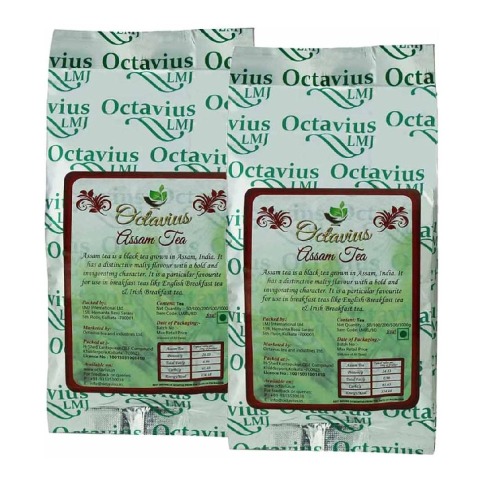 Octavius Whole Leaf Assam Tea - Pack of 2 Unflavoured 0.2 kg Octavius Whole Leaf Assam Tea - Pack of 2 Unflavoured 0.2 kg